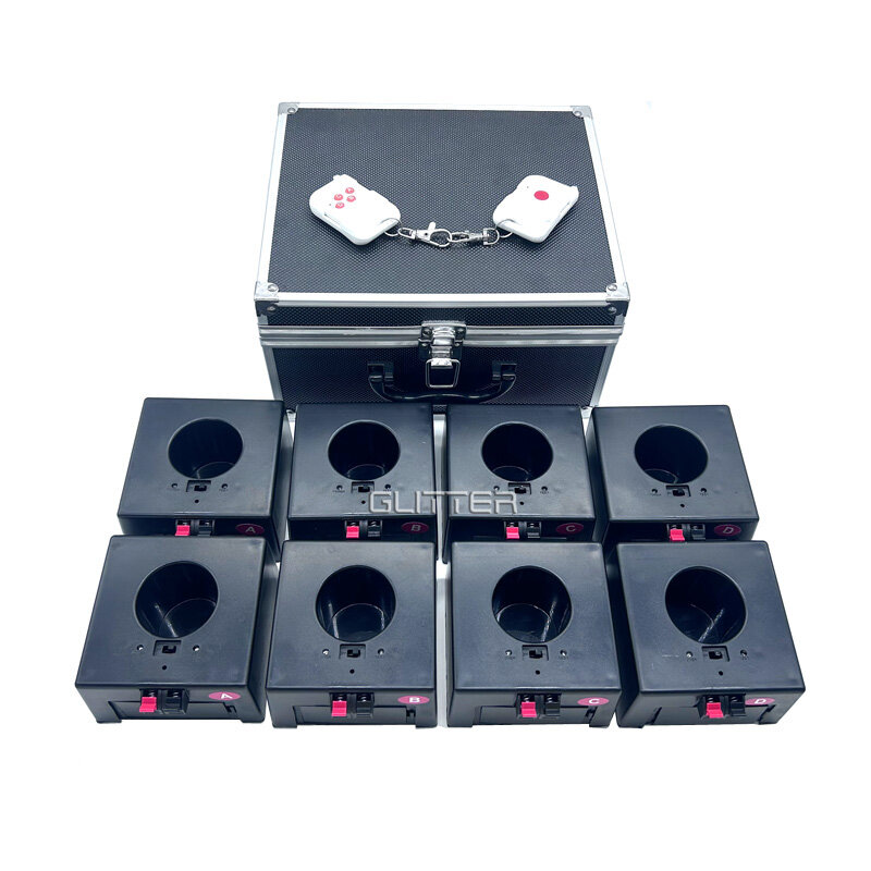 4 6 8 Channel remote control cold spark fountain stage effect machine for wedding event
