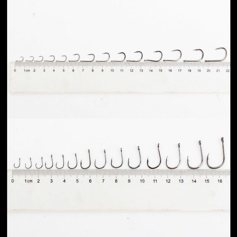 100pcs/Box Carp Barbed hook Fishing Hooks Barbed Pinpoint Claw Hooks High Carbon Stainless Steel  Fish Hooks