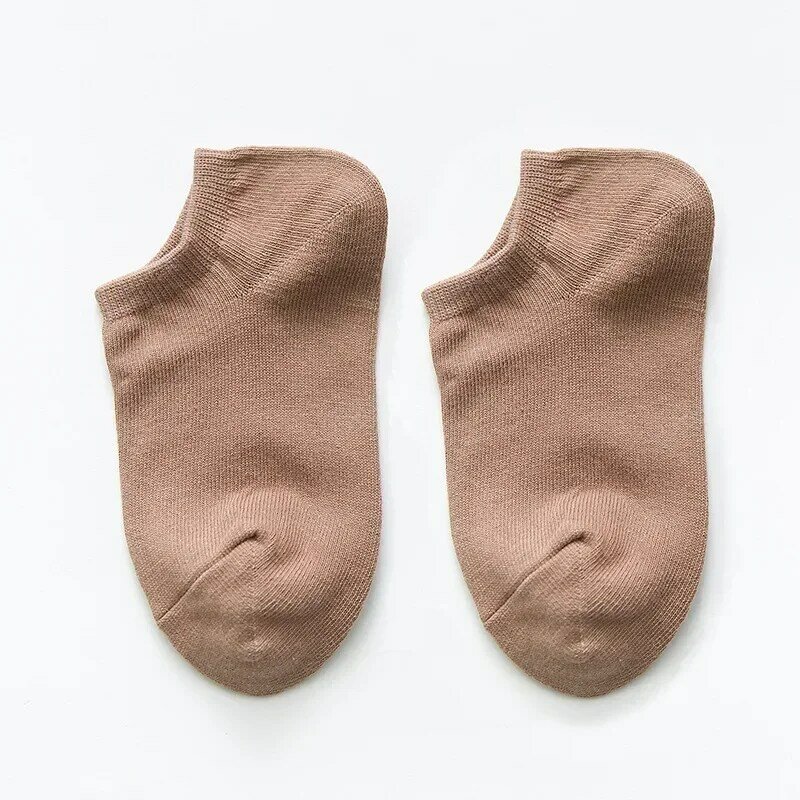 ถุงเท้าผ้าคอตตอนแท้สำหรับผู้หญิงถุงเท้าอุ่นไฟฟ้าสำหรับฤดูใบไม้ร่วงถุงเท้าสีขาว