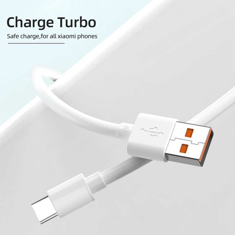 Cable de carga rápida USB a tipo C, accesorio para Xiaomi mi 14, 13, 12, 11, Redmi Note 10, 9, 8, 7, 6, 120W, 10A
