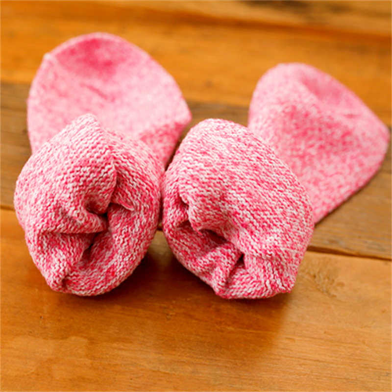 Носки теплые шерстяные однотонные для мужчин и женщин, теплые носки в скандинавском стиле, для дома, пола, для осени и зимы, 5 пар