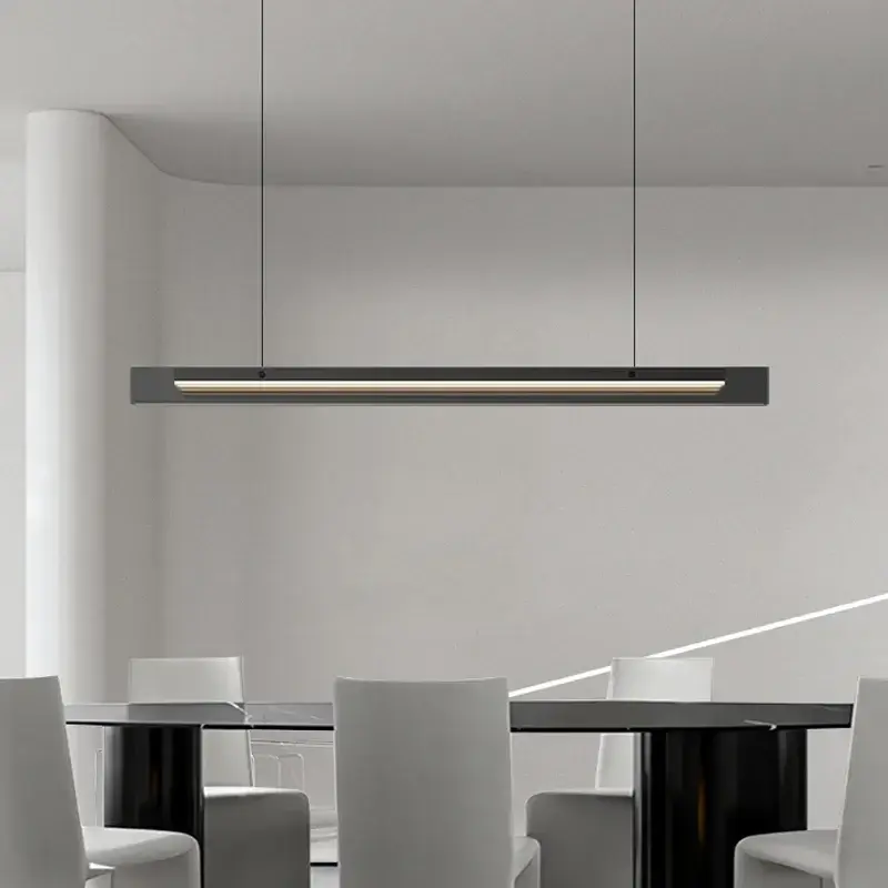 Candelabro LED de estilo minimalista moderno para sala de estar, restaurante, cocina, Bar, mesas de café, decoración del hogar, accesorio de luz colgante