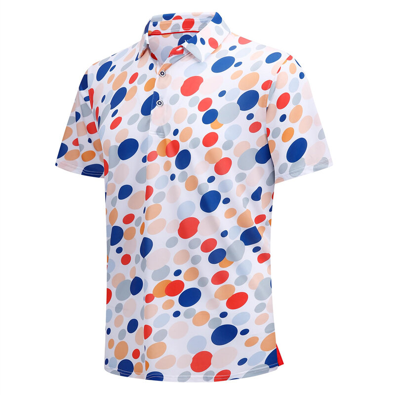 Hawaii Men's Polo Shirt 3d Animal Print Short Sleeve Golf T-Shirt Fashion High Quality Men Clothing Street Designer Polo T-Shirt