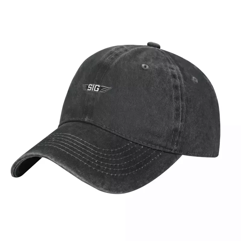 Sombrero de vaquero con Logo SIG para hombre y mujer, gorro de espuma de lujo para fiesta, marca de lujo, montañismo, Golf