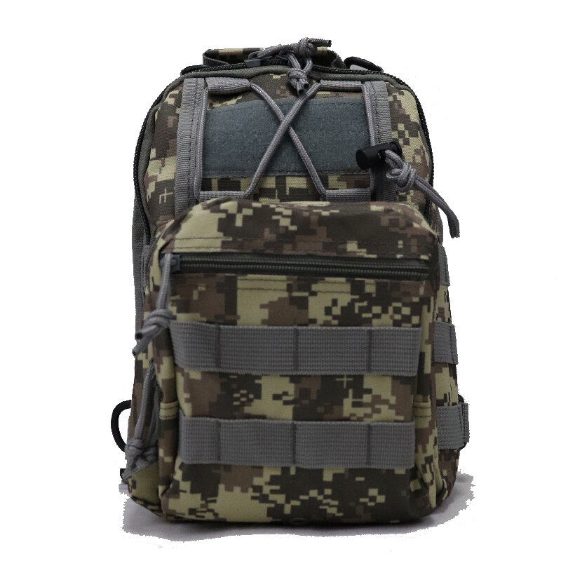 Oxford Tactical Molle Crossbody Bag Outdoor Sports Rucksack For Hiking Camping Military Camouflage Hunting Bag