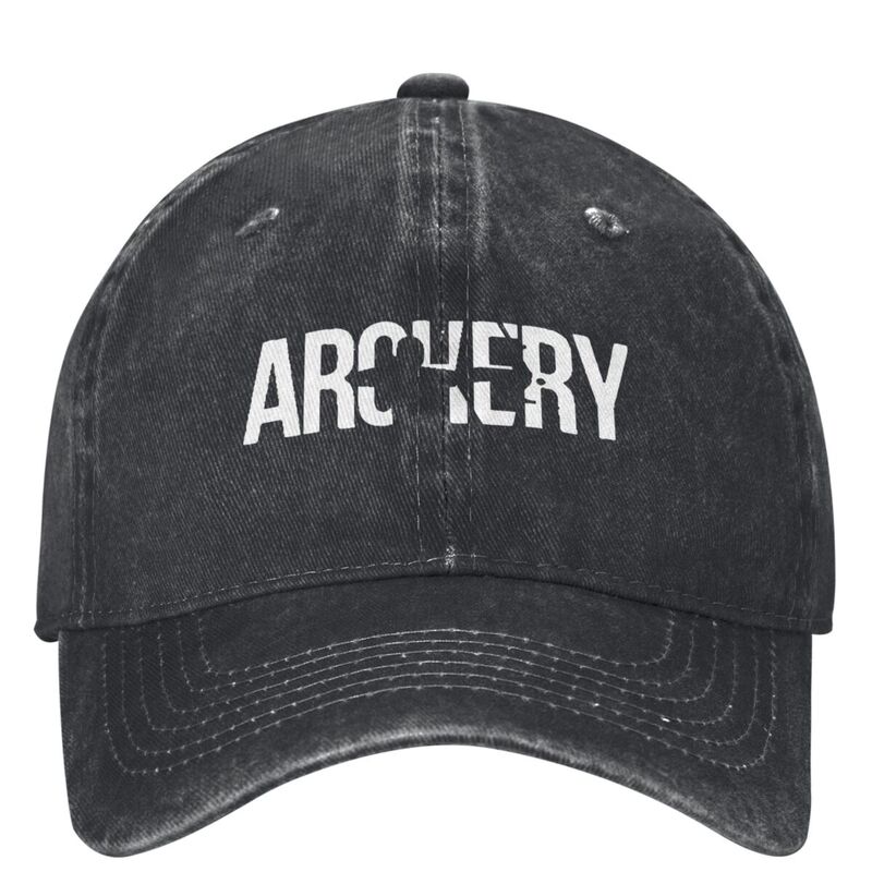 Archery Washed Baseball Cap Sport Logo Fashion Hip Hop Dad Hats Summer Men Adult Outdoor Sport Sunscreen Baseball Caps