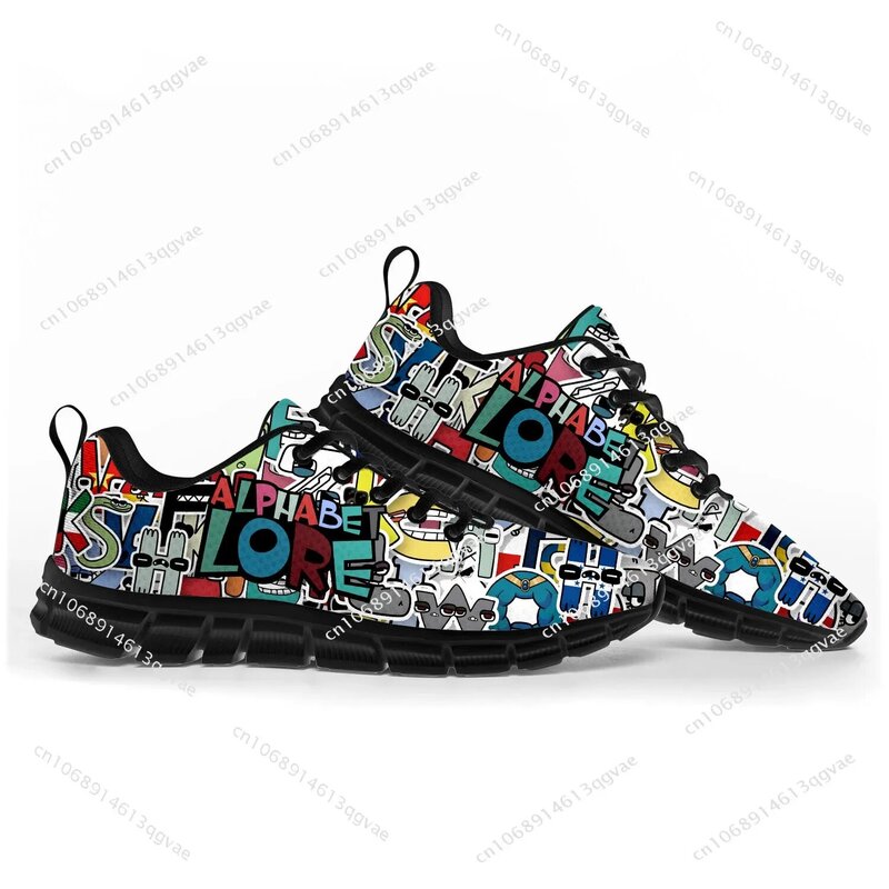 Alphabet Lore Sports Shoes Mens Womens Teenager Children Customized Sneakers Tailor-Made Shoe High Quality Couple Sports Shoes