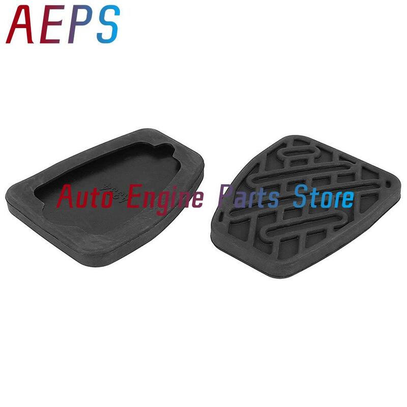 2Pcs For Nissan Qashqai Clutch Brake Pedal Pad Cover Rubbers 2007-2016 46531JD00A