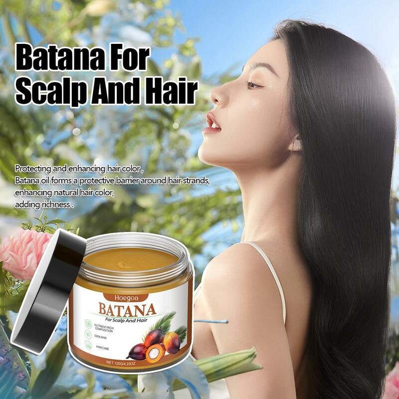 Minyak Batana 120g, minyak perawatan rambut masker pelembab dan perbaikan akar rambut untuk pertumbuhan rambut lebih sehat Hai M4L5