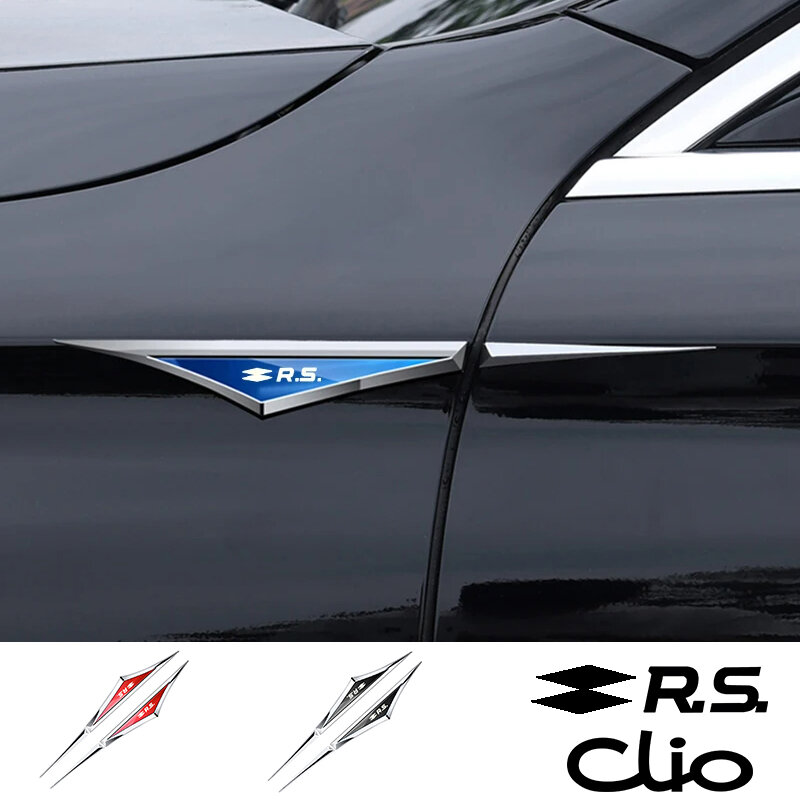 2pieces car Side Doors Blade car stickers car accessories for Renault RS Clio Scenic Megane Koleos Sandero auto Accessories