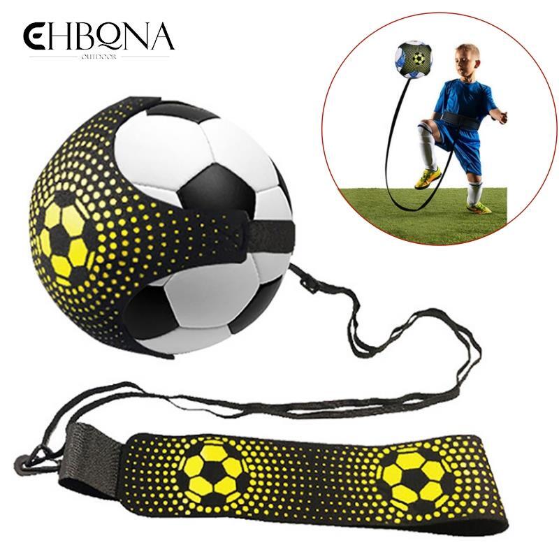 Bolsas de malabares para balón de fútbol, cinturón auxiliar de entrenamiento circular para niños, entrenador de patadas de fútbol, entrenador de fútbol Solo