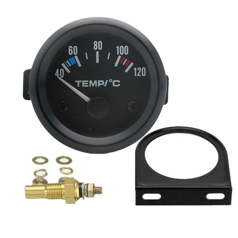 OOTDTY Black Car Auto Digital LED Water Temp Temperature Gauge Kit 40-120 Measure The Water Temperature Of Automobile