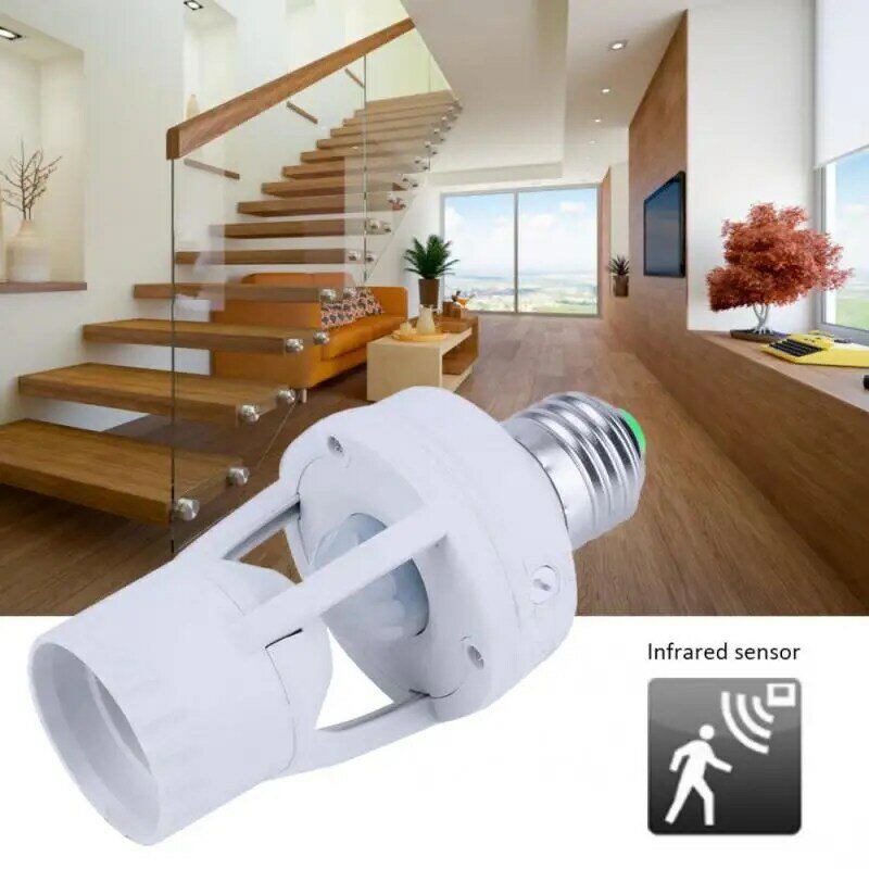 الإنسان التعريفي LED مصباح مع استشعار الحركة ، حامل مصباح الليل ، التبديل التلقائي ، ضوء التحكم الذكي ، 360 درجة