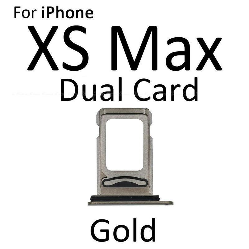 Sim 트레이 아이폰 X XS Max 2020 2022 Sim 카드 슬롯 홀더 어댑터 교체 부품