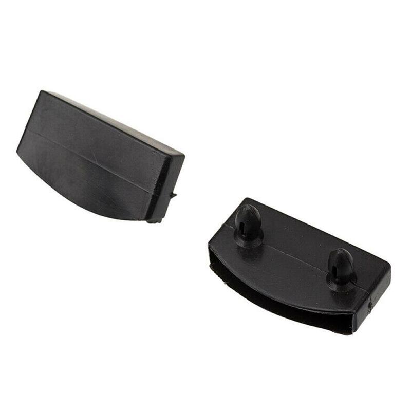 1 pz plastica nera quadrato di ricambio divano letto manica a doghe estremità interna tappi centrali supporti in gomma K6W2