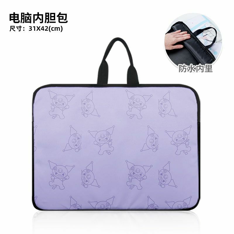 Sanrio New Clow M Computer Handbag Cartoon Cute Stain-Resistant Large Capacity Lightweight Single-Shoulder Bag