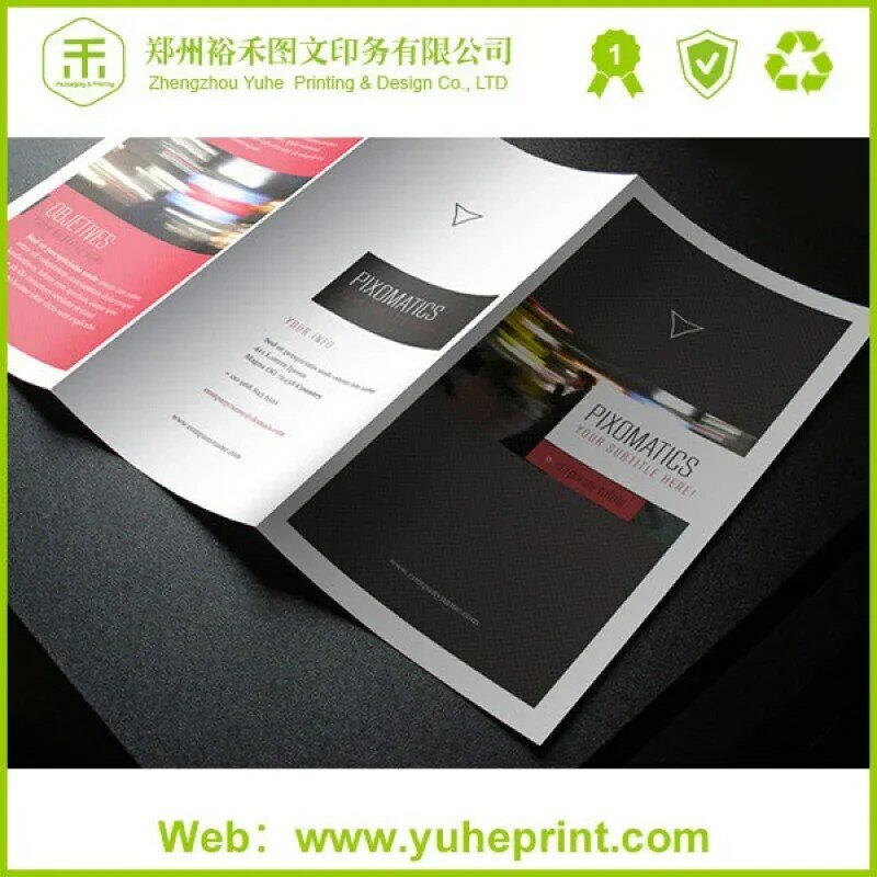 Customized product.Company design flyer printing brochures advertising Newsletters leaflet
