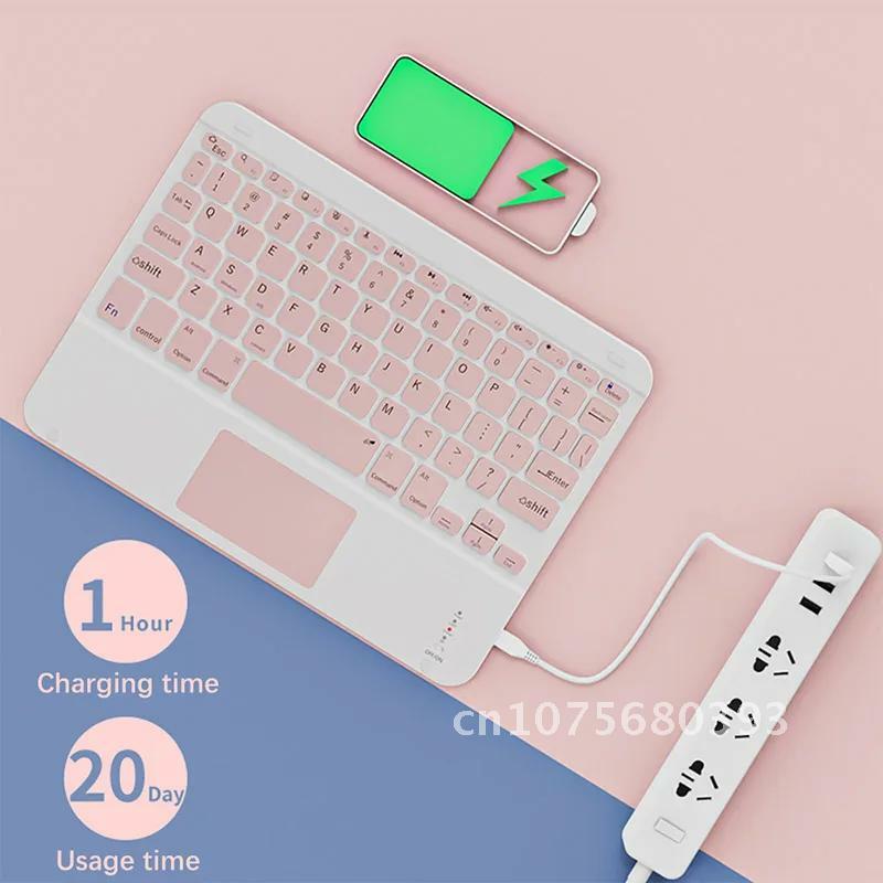 Portable Mini Bluetooth Keyboard For Tablet Android iOS Windows Wireless Keyboard For iPad Phone 10 inches