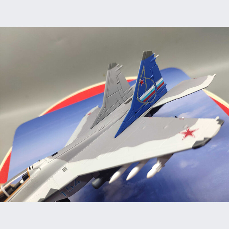 Fulcrum MIG35 Fighter Model, Avião, Brinquedos Infantis, Exposição, Colecionável, Rússia, Escala 1:100, MIG-35