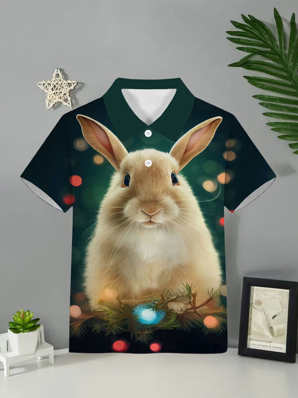 T-shirts Cute animals 3D Print New models Summer T Shirt Fashion Kids Casual Boy Girl Neutral Polo shirt for children
