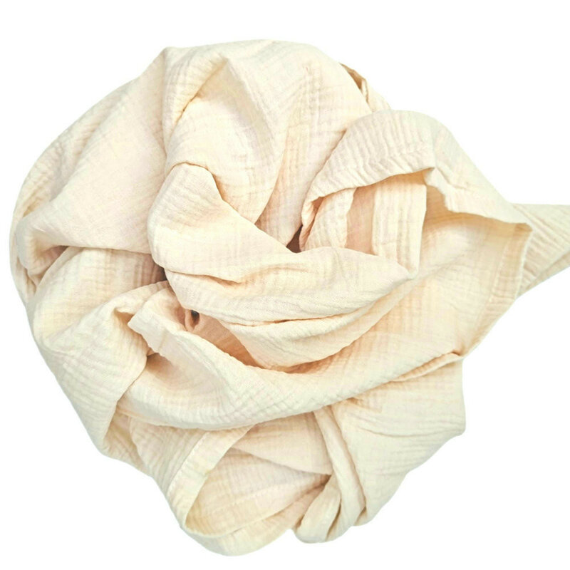 Cobertores de algodão Musselina Baby Swaddle, Recém-nascido Recebendo Cobertor, Envoltório Swaddle Sólido, Colcha De Dormir Macia Infantil, Capa De Cama, 120x120cm