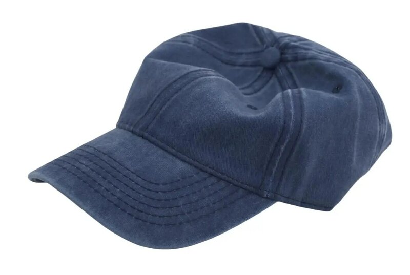 Vintage bawełniana, sprana, regulowana, bez logo, podstawowa zwykła czapka z daszkiem, letnia miękka sportowa czapka z daszkiem