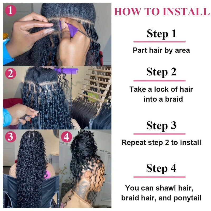 4/27 Bulk Hair Braiding Brazilian Human Hair Extension Bundles No Weft Hair Bulk for Boho Braids for Black Women