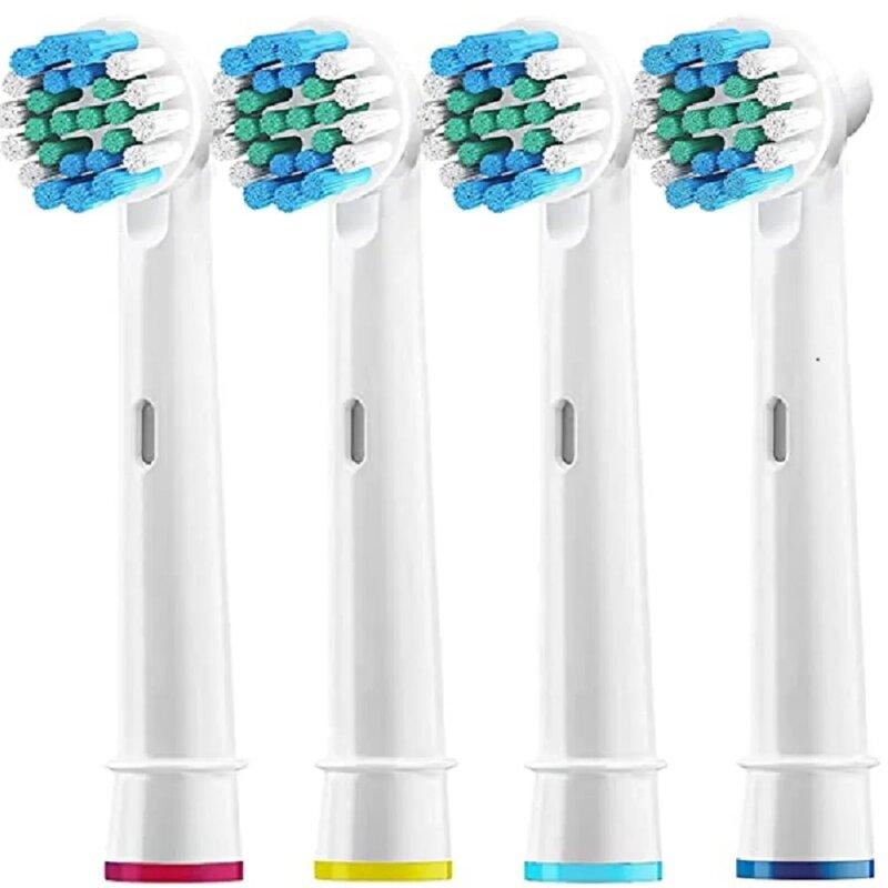 Escova de Dentes Elétrica Substituição Cabeça Suave Dupont Cerda, Escova de Dentes Cabeças para Oral B, Bicos Toothbrush, SB-17A, 4 Pcs por Pacote