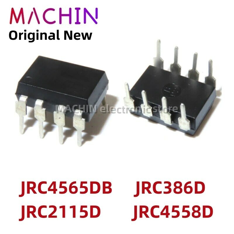 Amplificateur opérationnel DIP-8, JRC4565DB, JRC386D, JRC2115D, JRC4558D, DIP8, 1PC