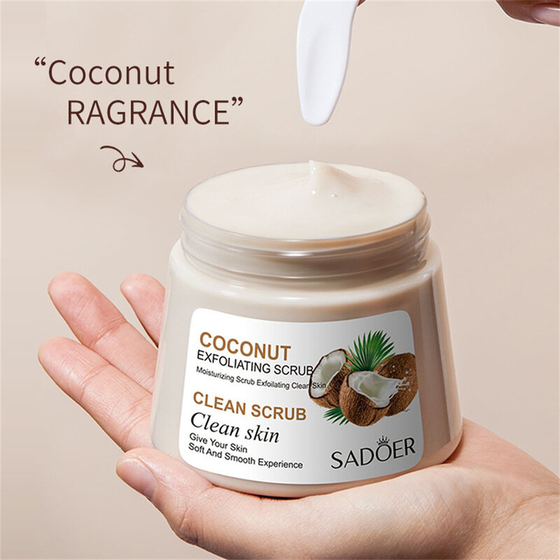 250g Scrub Cream Body Skin Exfoliation Avocado Wildberry Orange Coconut Oil Scrub Cream Gently Cleanses Moisturizes Skin Care