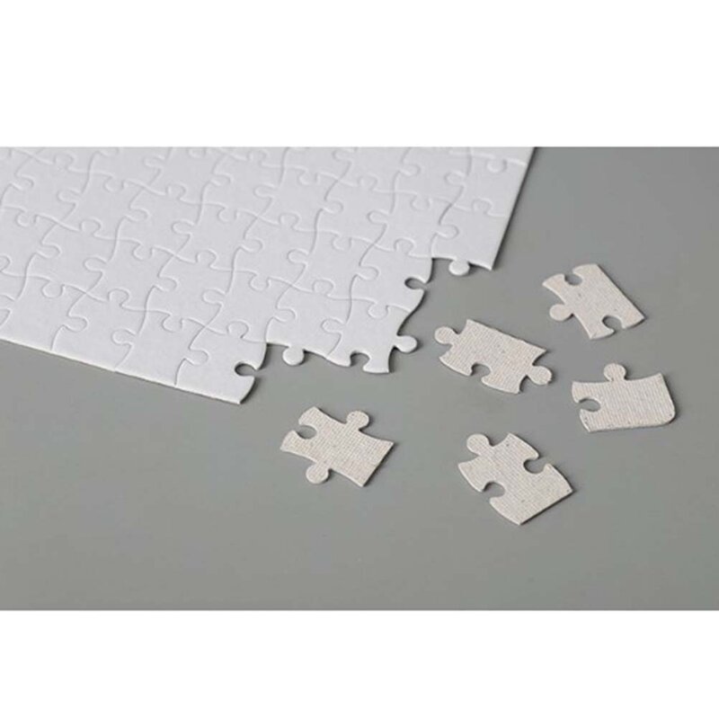 10 sztuk/partia DIY puste sublimacyjne z papieru w kształcie serca Puzzle Puzzle do wymiany ciepła do rękodzieła Puzzle artykuły gospodarstwa domowego