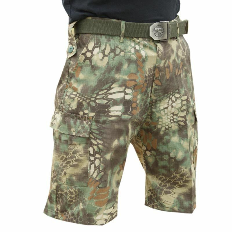Men's Workwear Shorts, European and American, Multiple Pockets, Breathable and Skin Friendly, Casual Outdoor Shorts