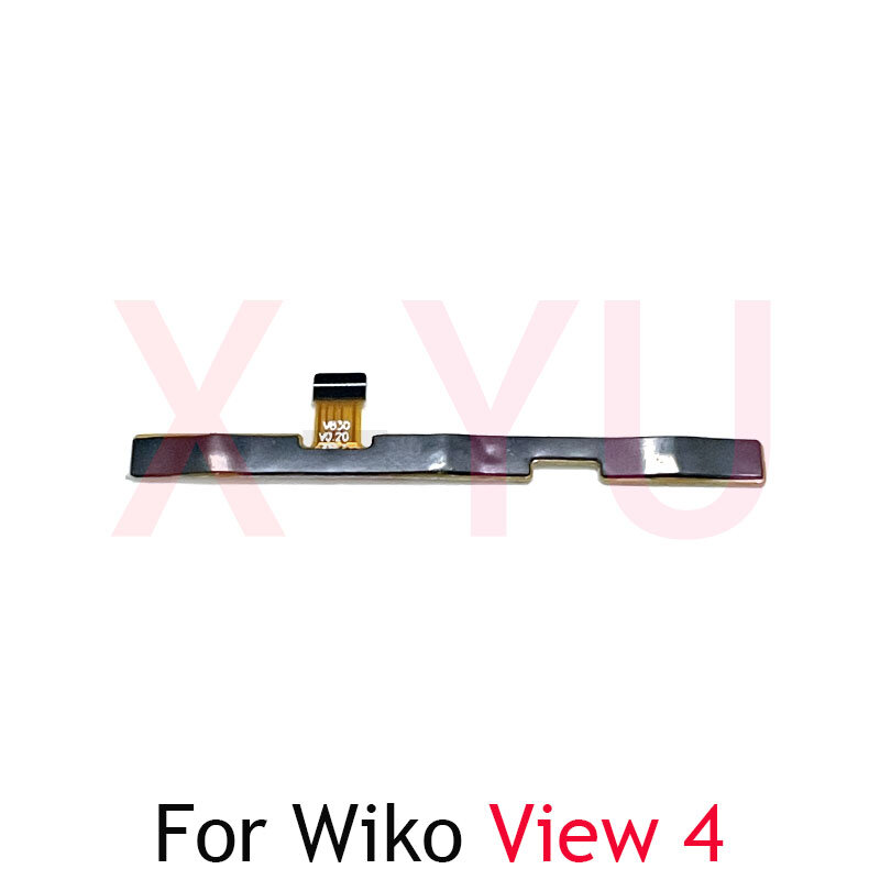 10PCS For Wiko View 2 3 4 5 Plus Pro Go Max Wim Lite Harry Prime Power On Off Switch Volume Side Button Flex Cable