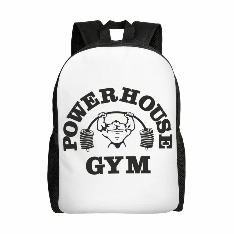 Powerhouse Gym Backpacks Women Men Fashion Bookbag for College School Fitness Building Muscle Bag Large Capacity Travel Backpack