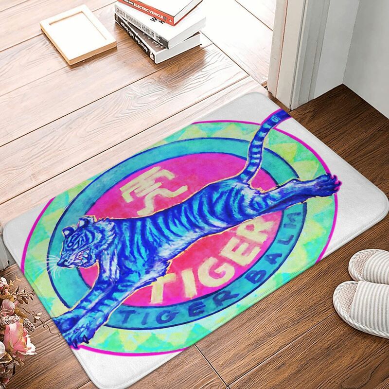 Tiger Balm Blue Racerback Doormat Kitchen Carpet Outdoor Rug Home Decoration