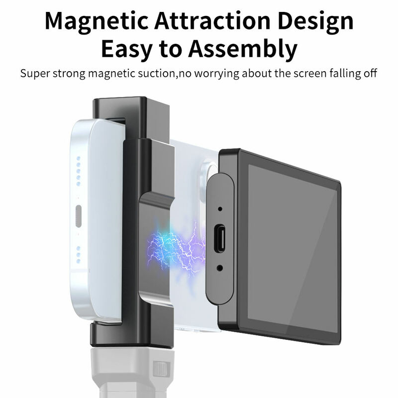 KingMa Monitor Screen using phone rear camera for Selfie Vlog Live Stream TikTok Compatible with iPhone