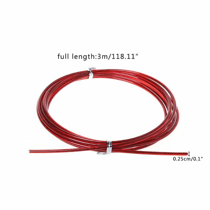 3m crossfit substituível cabo de fio de aço velocidade pular cordas saltando corda de reposição