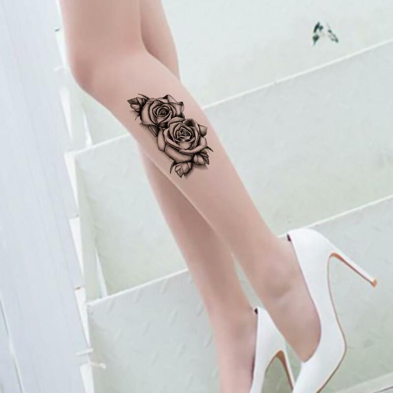 Gefälschte Körper Tattoo Nicht-verschwommene Tattoo Aufkleber Bequem DIY Modische Floral Körper Tattoo Aufkleber