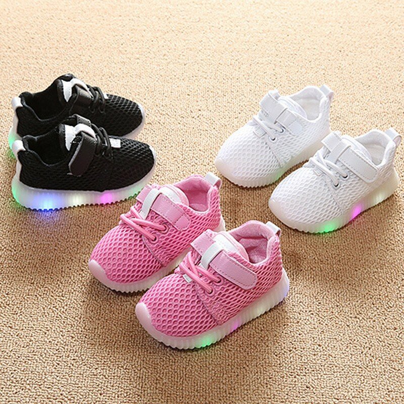 Breathable Four Seasons Baby Casual Shoes Mesh Sports Cool For Boys Girls Toddlers Classic Infant Tennis Sports Sneakers