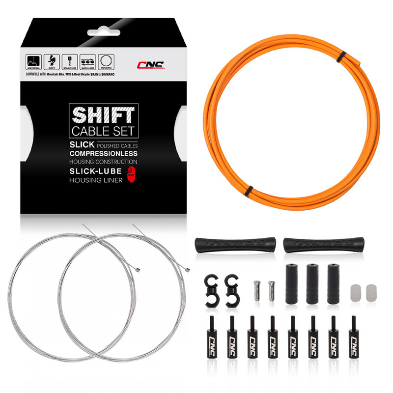 Kit de Cables de cambio de marchas para bicicleta de montaña, carcasa CNC para Shimano Sram, Cable de desviador trasero, 3500mm, SC680