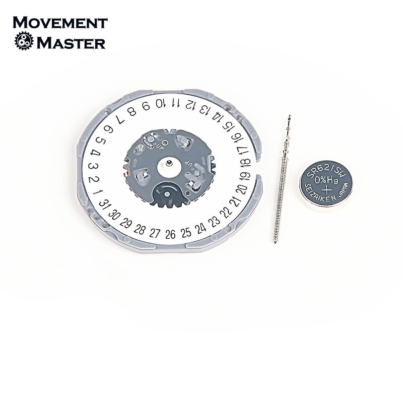 Accessoires de mouvement de montre à quartz japonais, mouvement VJ32, date à 3/6, nouveau et original, VJ32B