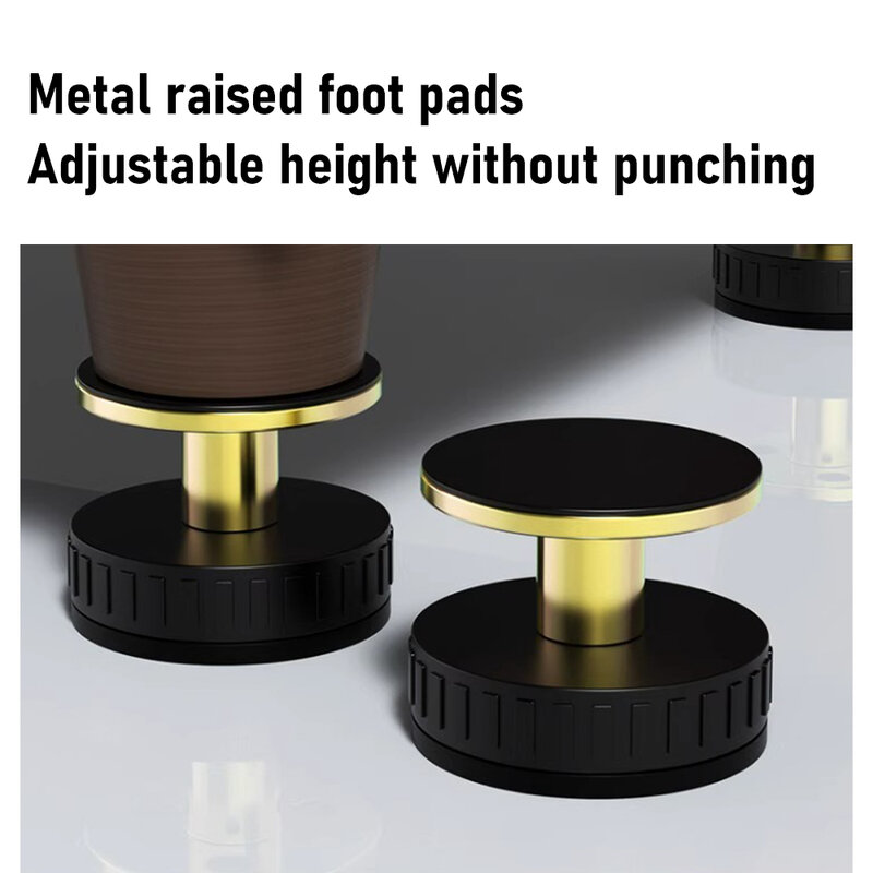 Round Adjustable Punch-free Furniture Heightening Foot Mat Table Feet Heightening Pipe Plug Furniture Tube Cover