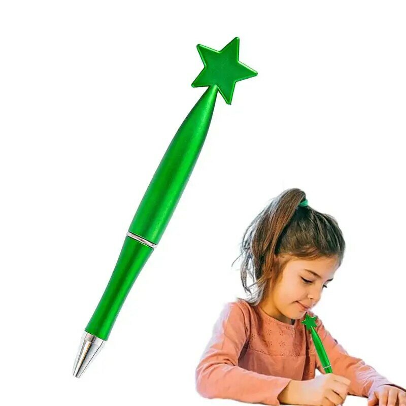 귀여운 별 모양 볼펜, 부드럽고 밝은 팬시 펜, 생일 선물 및 사무실용 귀여운 별 볼펜