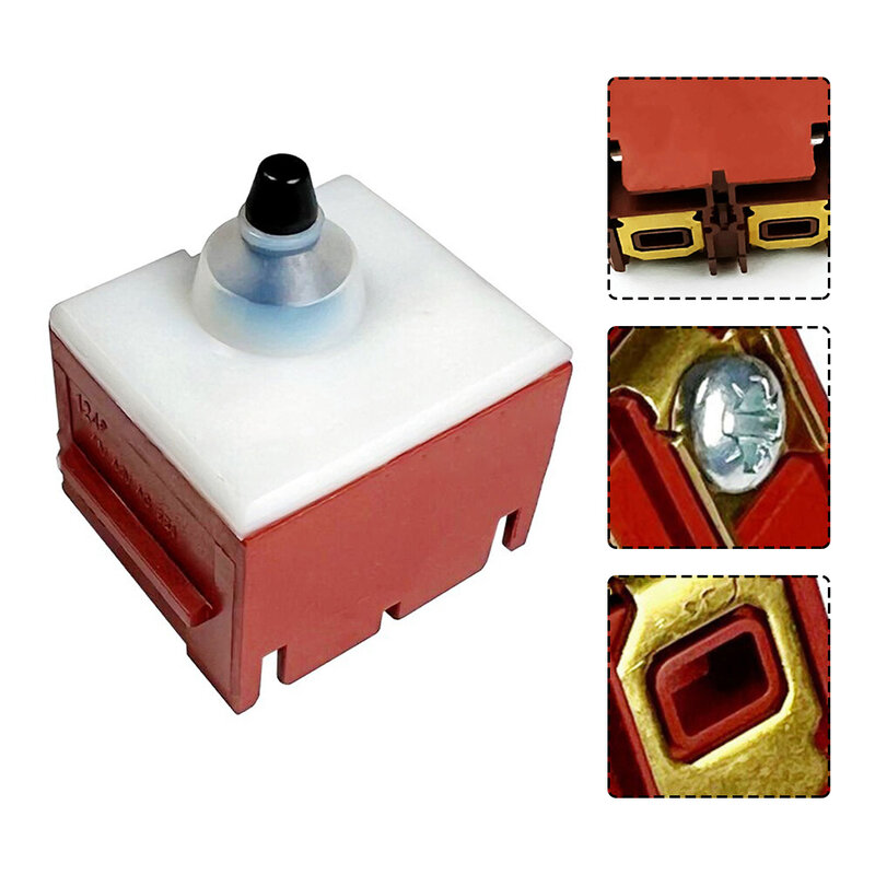 Piezas de Repuesto de interruptor de encendido de amoladora angular, herramienta de máquina amoladora sin escobillas, sin cable, XAG03Z LXT 18V, 4-650579 ", 1 unidad, 1/2
