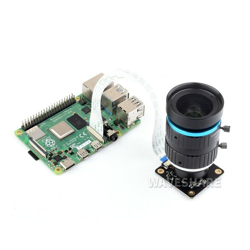 กล้องคุณภาพสูงสำหรับ Raspberry Pi / Raspberry Pi โมดูลประมวลผล/jetson NANO, เซ็นเซอร์ IMX477 12.3MP, ความไวสูง