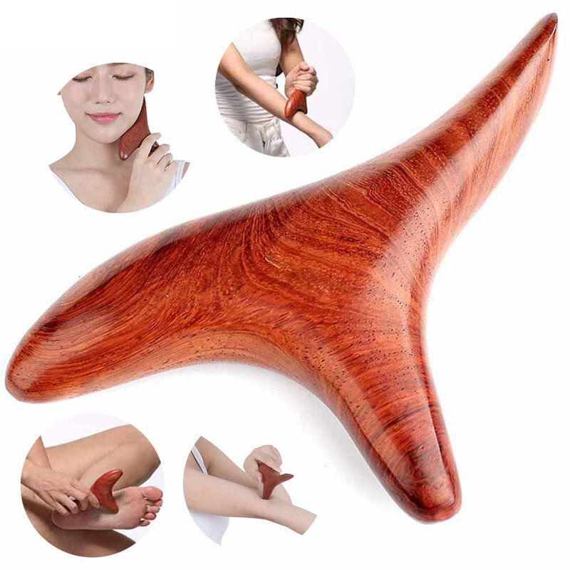 Holz Trigger punkt Massage Gua Sha Werkzeuge profession elle Lymph drainage Werkzeug Holz therapie Massage Werkzeuge für Hinterbein Hand Gesicht