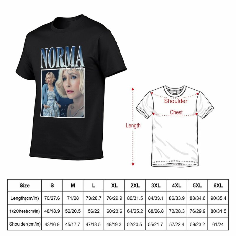 Norma Bates t-shirt estetyczne ubrania dla chłopców nadruk zwierzęta koszulka męska