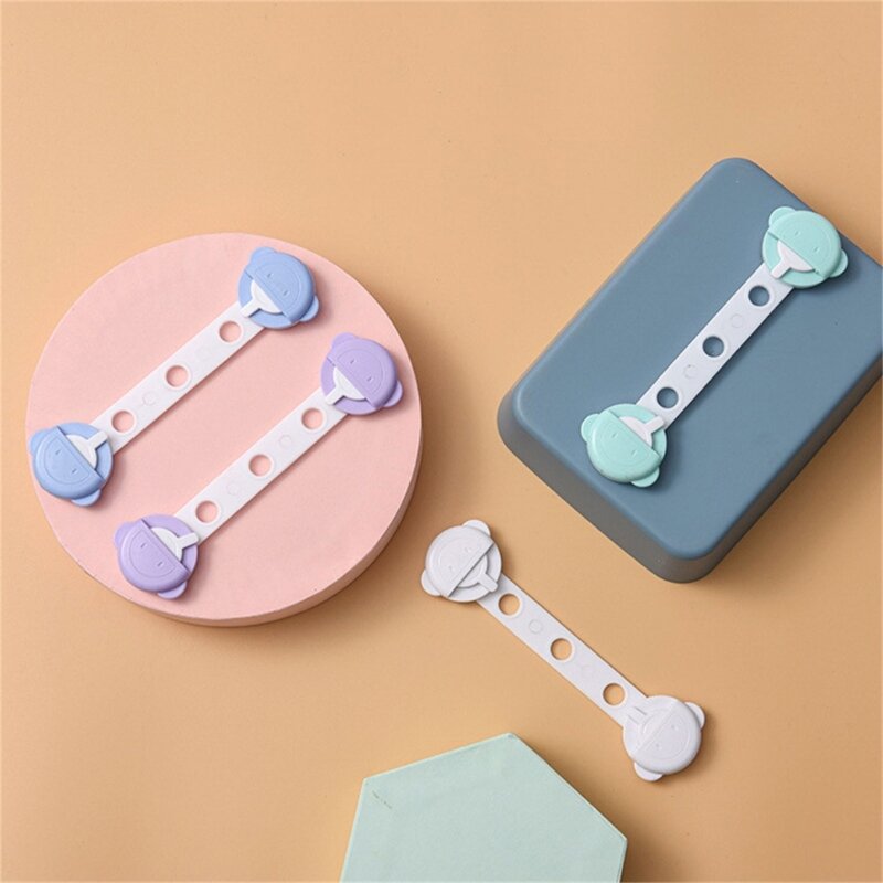 Child Safety Cabinet Lock Baby Locks for Drawers Toilet Fridge Door Latches Child Safety Strap Proofing Safe Quick Dropship