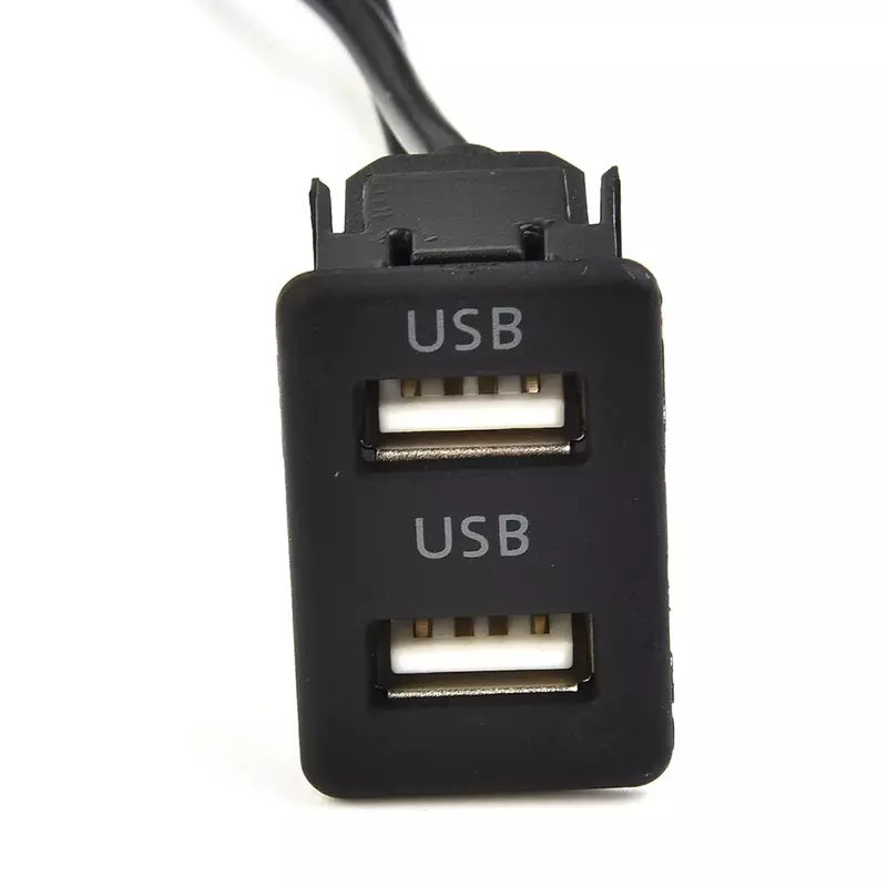 Cable adaptador de extensión USB Dual para Panel de salpicadero de coche, Unidad Principal Multimedia, accesorios para barco, 100CM