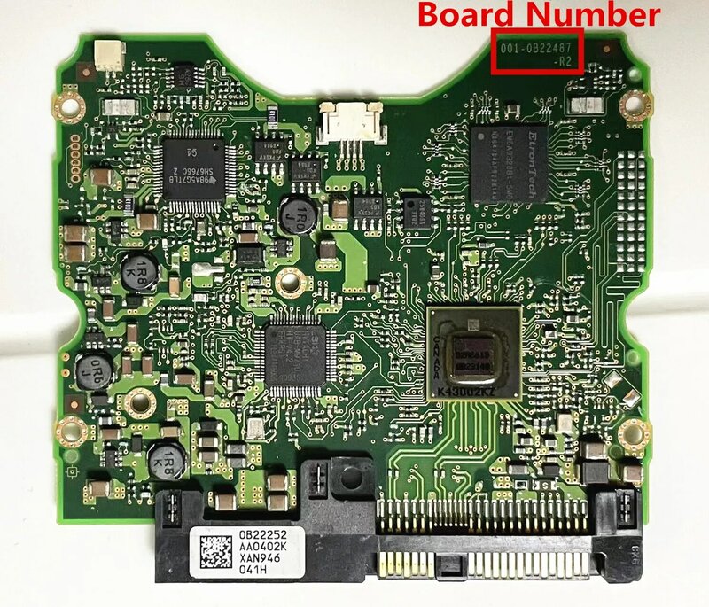 0B22487 IBM เดสก์ท็อปฮาร์ดไดรฟ์ PCB Board 001-ไทย001-0B22487-R2/006-0B22487-R2 0B22252